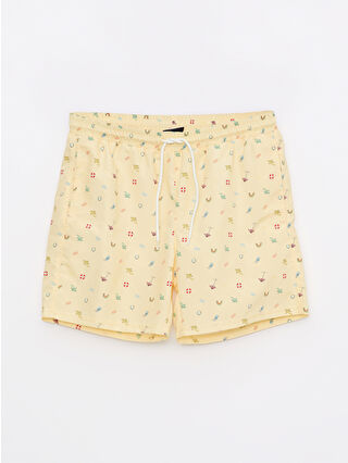 Açık Sarı Baskılı