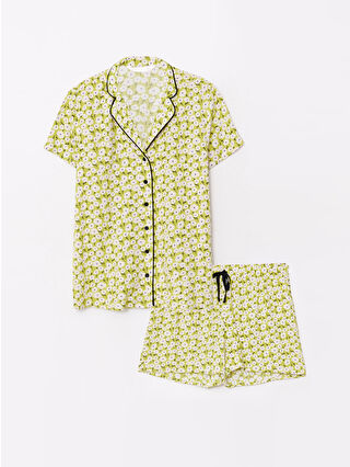 لون أخضر فاتح مطبوع