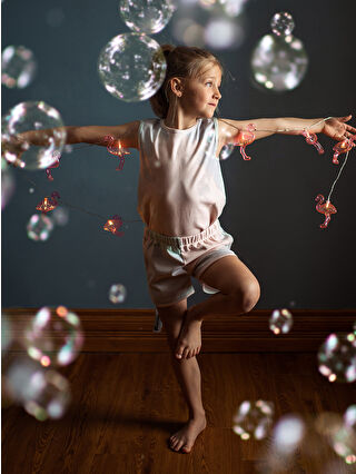 Pastel Yeşil Baskılı