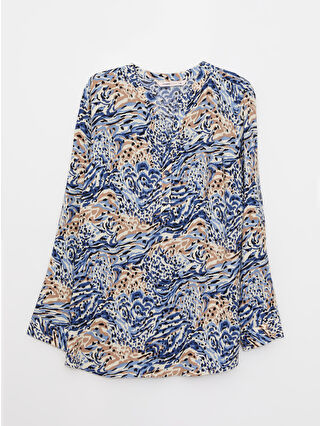 لون كريمي مطبوع