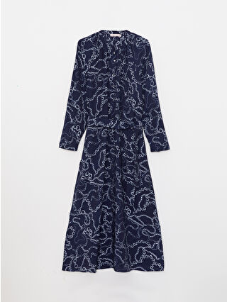 لون كحلي ساطع مطبوع