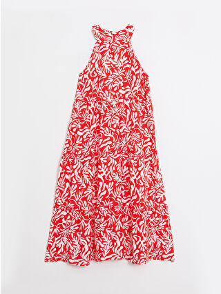 لون أحمر ساطع مطبوع