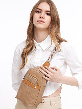 Koyu Kahverengi Baskılı