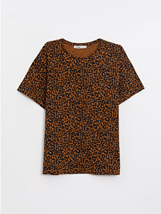 Açık Kahverengi Baskılı