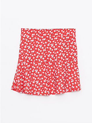 لون أحمر ساطع مطبوع