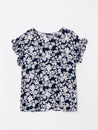 Dark Navy Printed