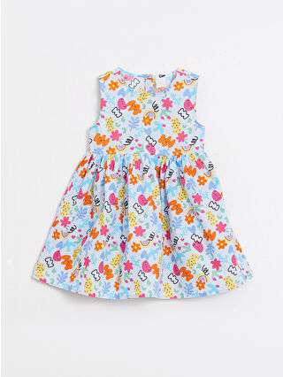 Açık Mavi Baskılı