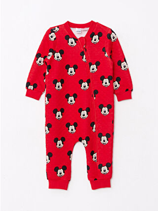 Canlı Kırmızı Baskılı