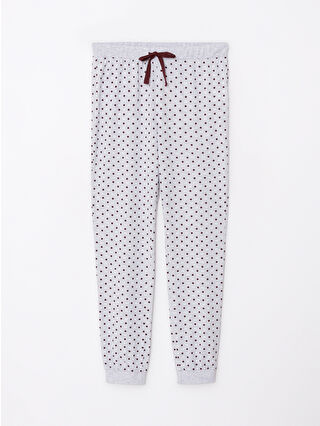 Grey Melange Printed