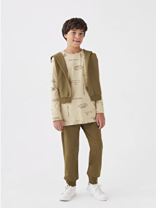 Beige Printed