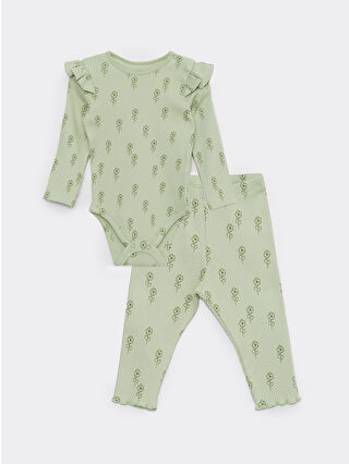 Light Green Printed