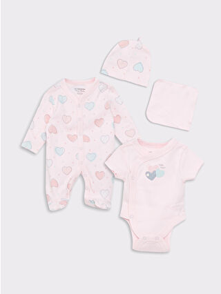 Açık Pembe Baskılı