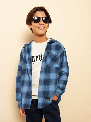 Blue Checked