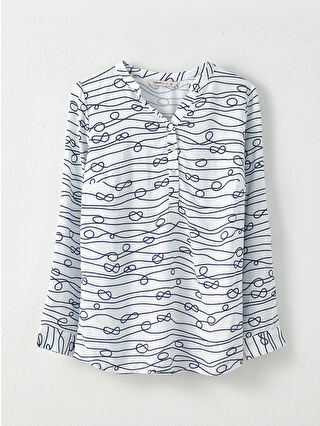 White Printed