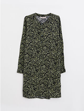 Dark Green Printed