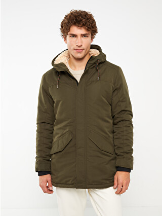 XSIDE Standart Kalıp Kapüşonlu Erkek Parka - W27662Z8-HCZ | LC Waikiki