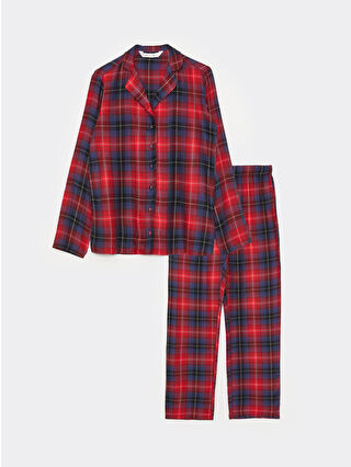 Dark Red Checked