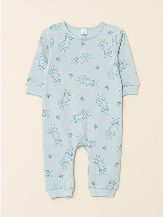 Pastel Blue Printed