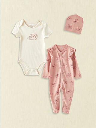 Dull Pink Printed