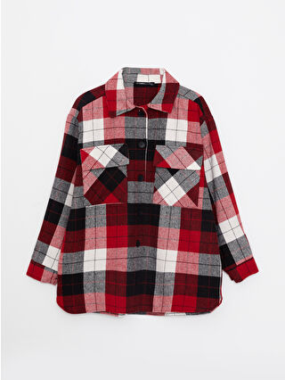 Dark Red Checked