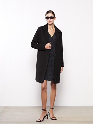 LCWAIKIKI Classic Jacket Collar Women's Cachet Overcoat - W2AQ20Z8