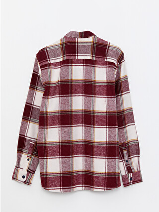 XSIDE Regular Fit Long Sleeve Plaid Men's Flannel Shirt - W2BR46Z8