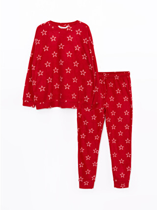 Dark Red Printed