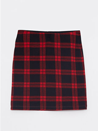 Koyu Kırmızı Ekoseli