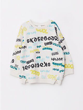 Açık Gri Baskılı