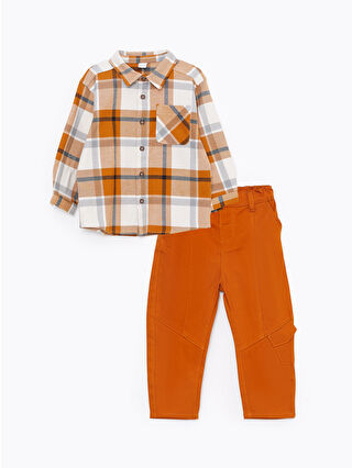 Reddish Brown Checked