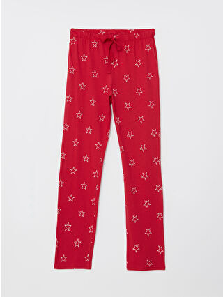 Dark Red Printed