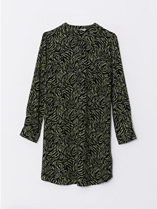Dark Green Printed
