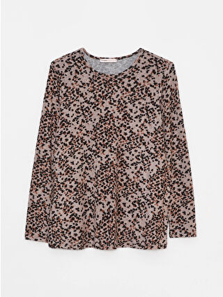 Dark Beige Printed