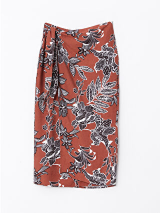 Dark Orange Printed