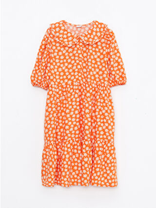 Bright Orange Printed