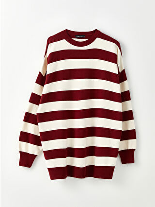 Koyu Kırmızı Çizgili