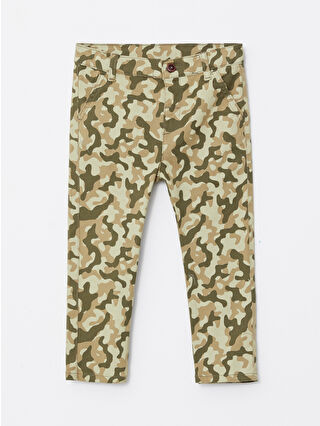 لون كاكي فاتح مطبوع