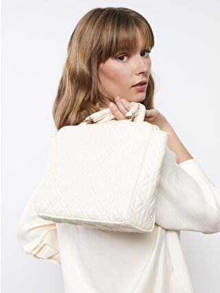 LCW ACCESSORIES Torba na rame od eko kože s krokodil efektom za žene ...