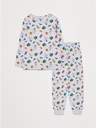 Grey Printed