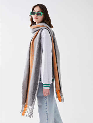 Koyu Turuncu Çizgili