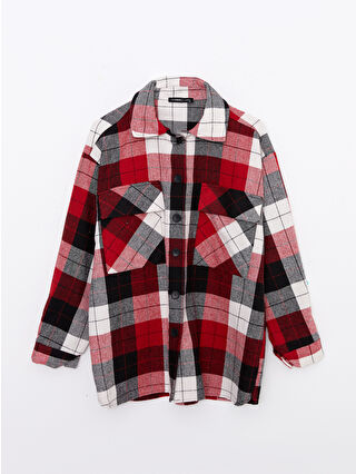 Dark Red Checked