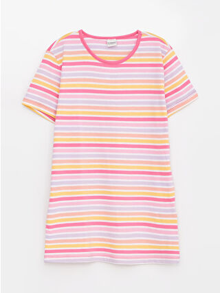 Mid Pink Striped