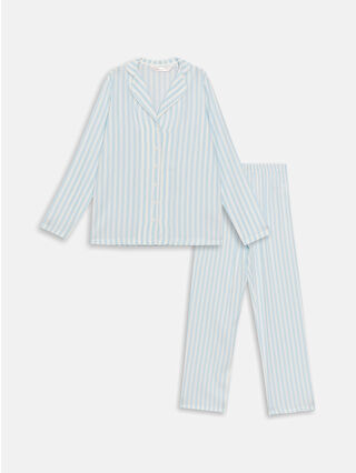 لون أزرق فاتح مخطط