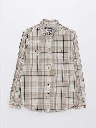 Beige Checked