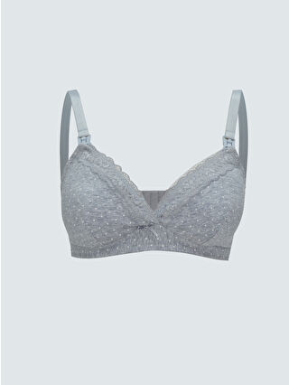 Grey Melange Printed