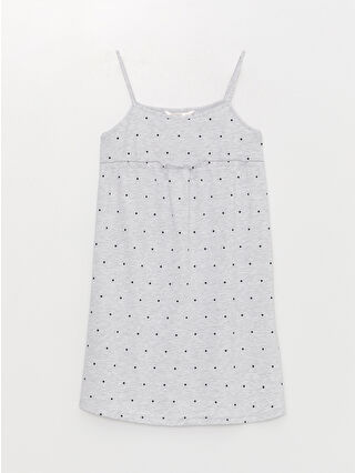 Grey Melange Printed