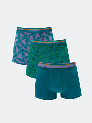 لون ليلكي داكن مطبوع