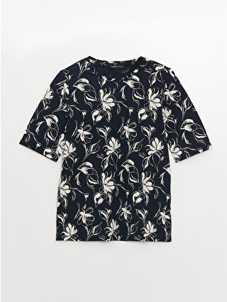 Dark Blue Printed