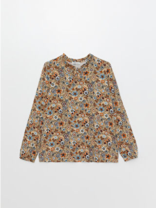 Dark Beige Printed