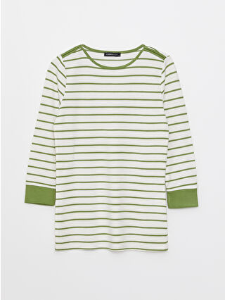Olive Green Striped